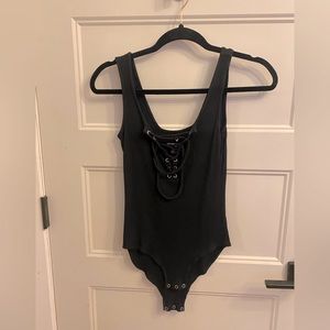 Lace up bodysuit